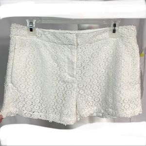 JOE FRESH White Eyelet Spanky Lace Shorts 4